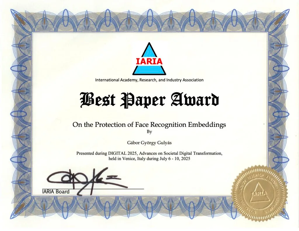 DIGITAL 2025 Best Paper Award