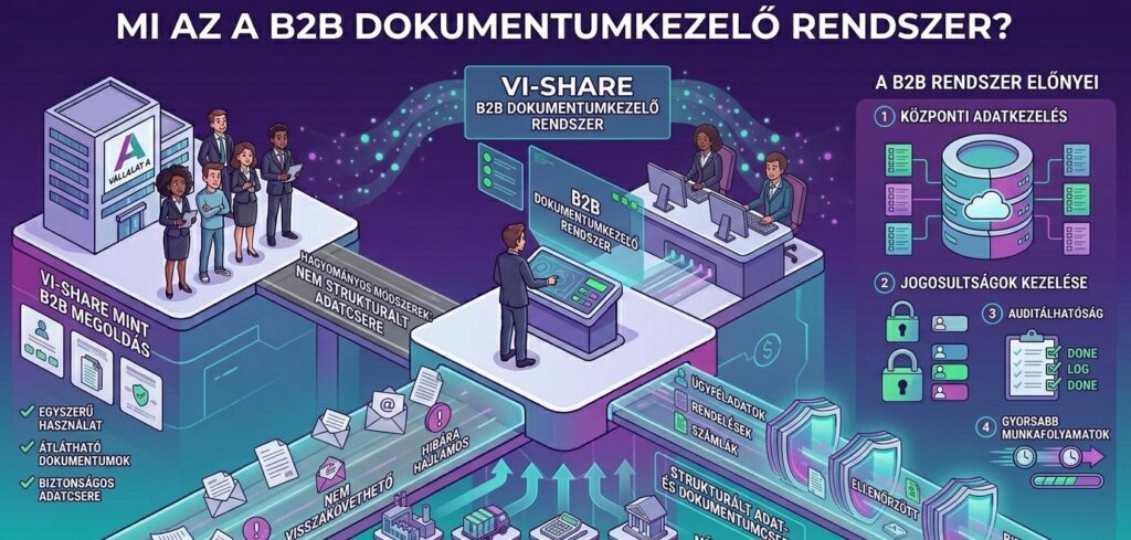 Mi az a B2B dokumentumkezelő rendszer?